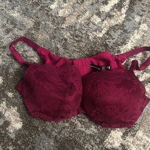 Torrid Burgundy Lace Bra
